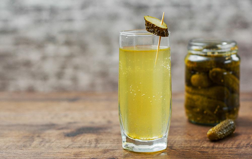 ​  Decrease muscle cramps with pickle juice!