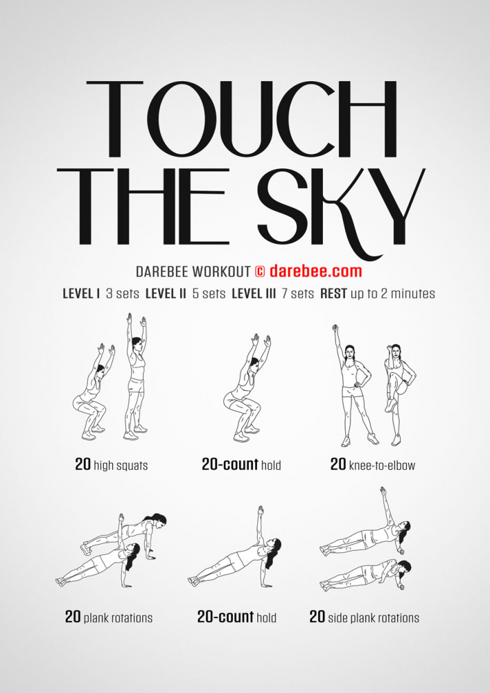 Touch the sky workout